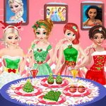 Disney Princesses Christmas Dinner