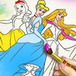 Princess Coloring Book I